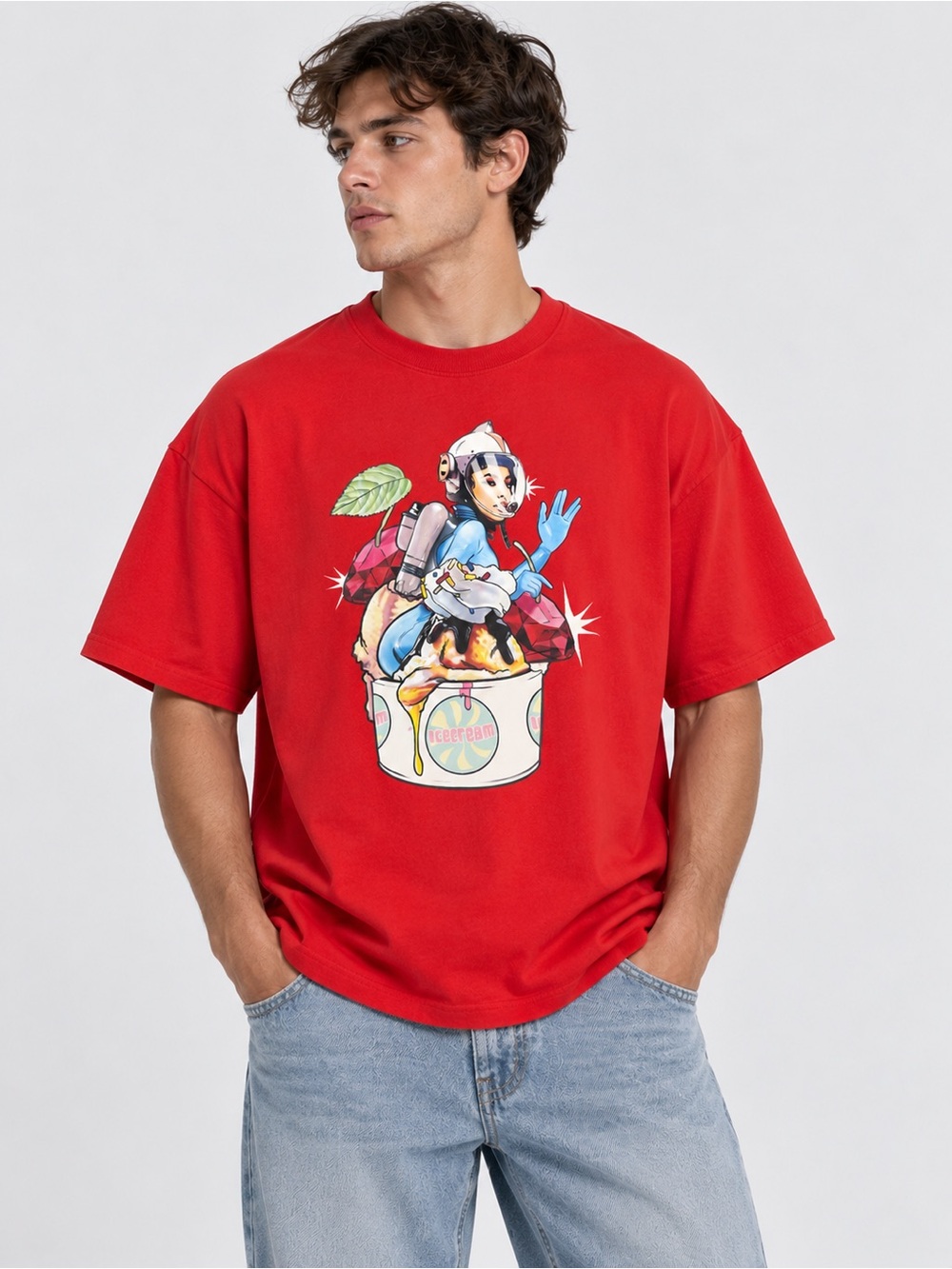 Billionaire Boys Club Icecream Men’s 3x T Shirt Cherry Darling Y2K Streetwear